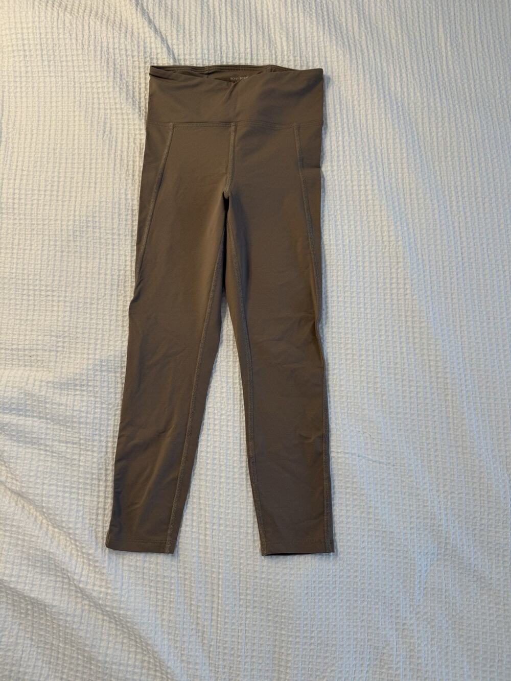 Bond Born Taupe Leggings Women's Small Ankle Length Athletic Sport